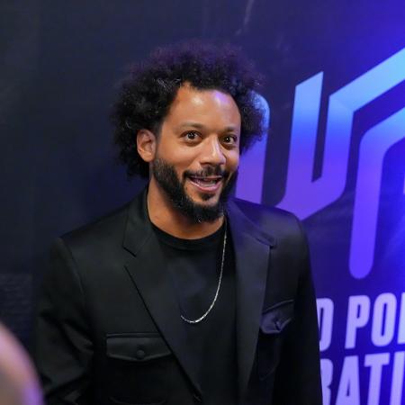 Marcelo durante evento de pôquer em São Paulo