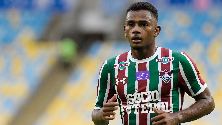 Wendel em ação pelo Fluminense contra o Avaí - Thiago Ribeiro/AGIF
