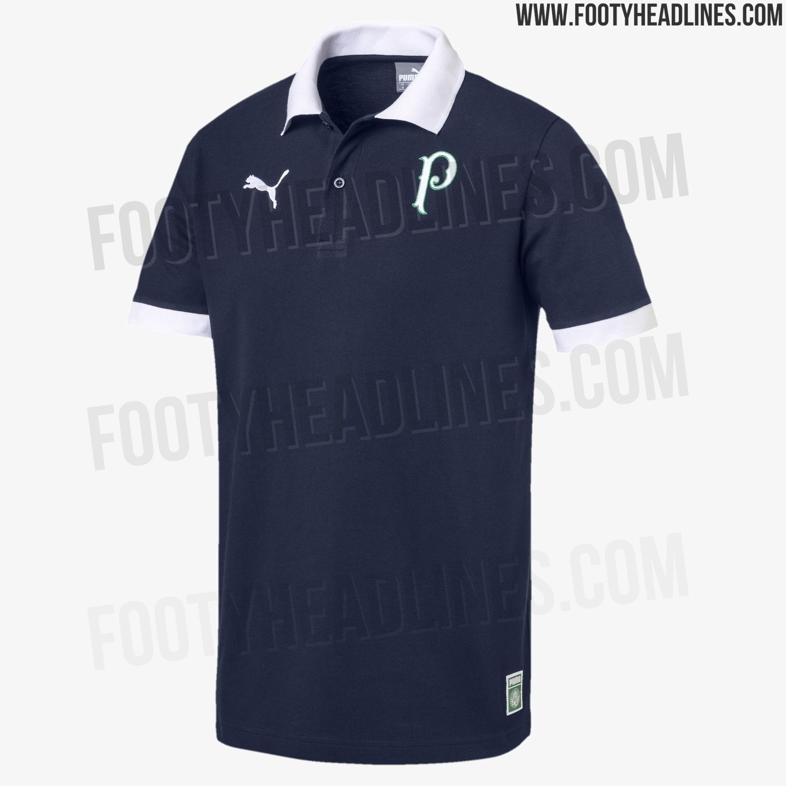 Camisa casual do Palmeiras - Reprodução/Footy Headlines