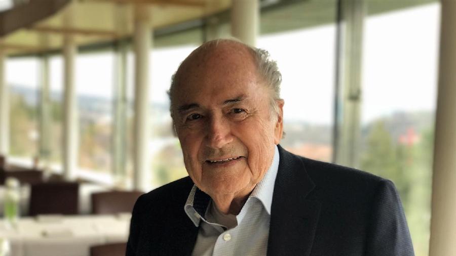 Joseph Blatter, ex-presidente da Fifa, em foto de abril de 2019 - Jamil Chade/UOL