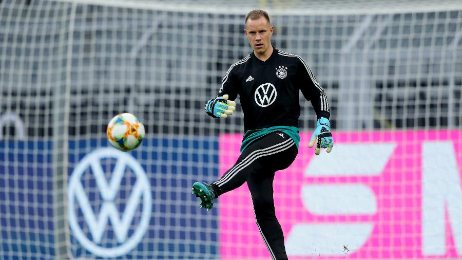 Ter Stegen, goleiro do Barcelona e da seleção alemã, deve renovar com o clube - Christof Koepsel/Bongarts/Getty Images