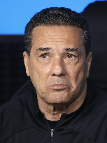 Vanderlei Luxemburgo, técnico do Corinthians, durante jogo contra o Estudiantes