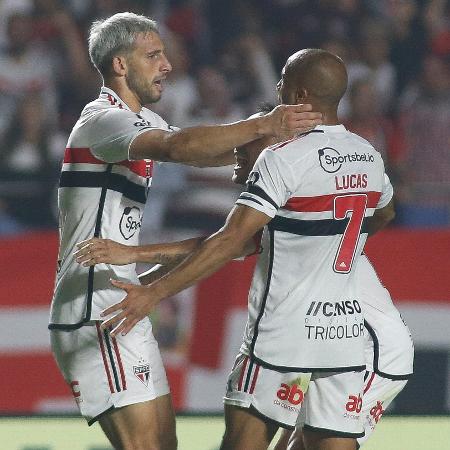 Lucas admitiu que o São Paulo está tendo dificuldade de marca sem Calleri