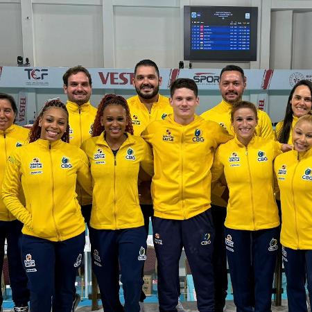 Time brasileiro na Copa do Mundo de Ginástica Artística de Antalya