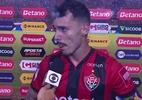 Jogador do Vitória rebate repórter após derrota: 