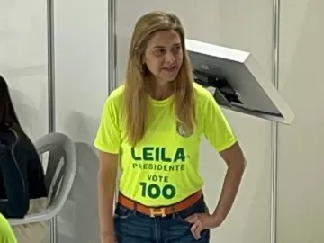 Leila cutuca Savério após reeleição no Palmeiras: 'Não fez nada relevante'