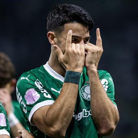 Flaco López comemora gol em Palmeiras x Vasco, confronto do Brasileirão Flaco López comemora gol em Palmeiras x Vasco, confronto do Brasileirão