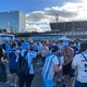 Do samba à cumbia: anexo da Sapucaí abriga Racing antes de jogo com Fla