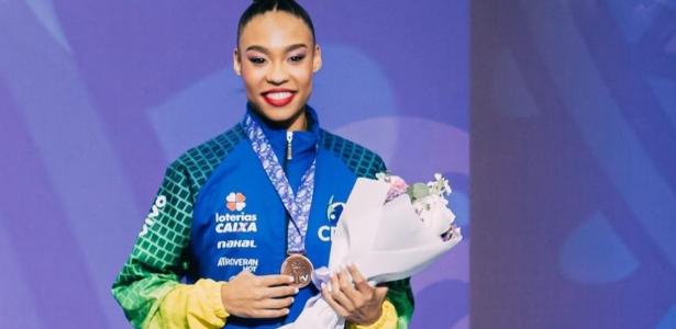 Geovanna Santos conquista bronze histórico na Copa do Mundo de Ginástica Rítmica