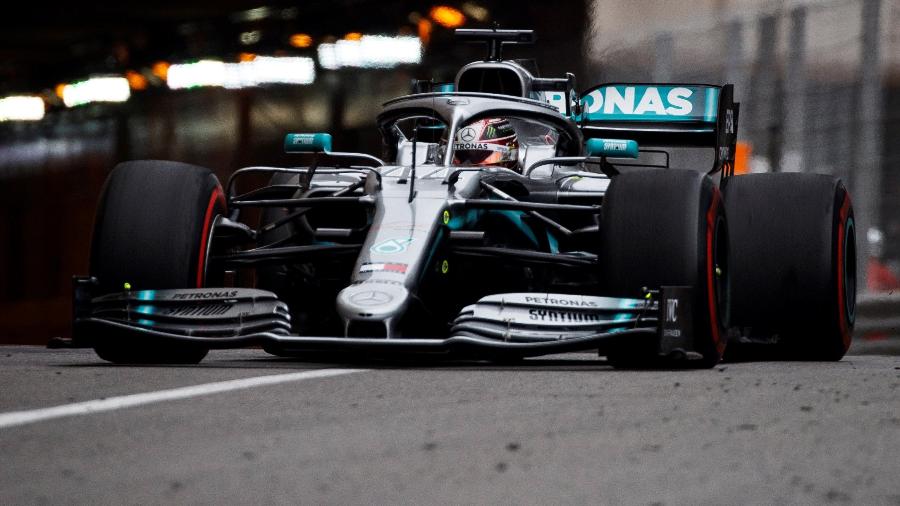 Lewis Hamilton durante treino livre para o GP de Monaco - Valdrin Xhemaj/EFE