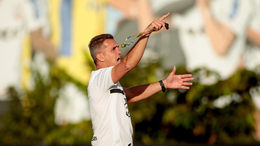Vagner Mancini, técnico do Corinthians, durante treinamento no CT Joaquim Grava - Rodrigo Coca/ Ag. Corinthians