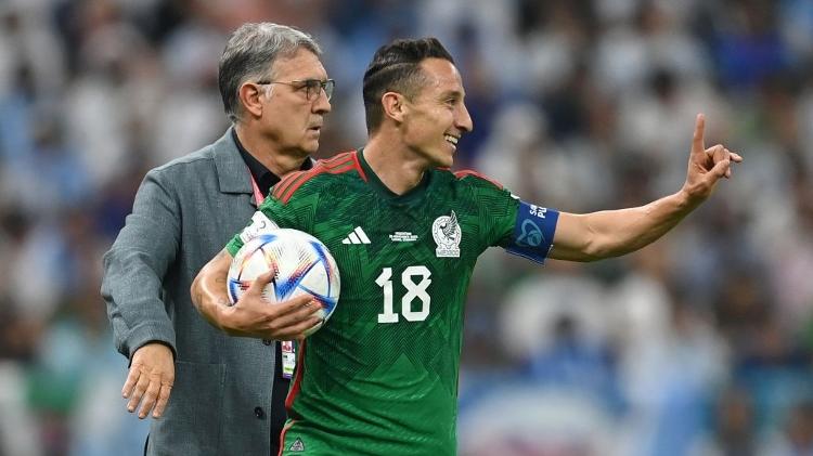 Andrés Guardado de México en el partido contra Argentina en el Mundial Rusia 2022 - David Ramos/Getty - David Ramos/Getty