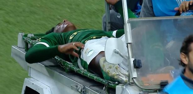 Substituição de Endrick por lesão preocupa Palmeiras durante partida decisiva.