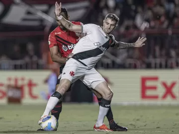 Vegetti faz golaço no fim, e Vasco busca empate dramático com Atlético-GO