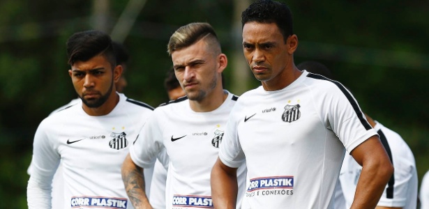 Gabigol, Lucas Lima e Ricardo Oliveira podem deixar o Santos no meio do ano - Ricardo Saibun/Santos FC