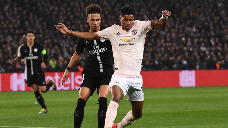 Kehrer e Rashford - Franck Fife/AFP - Franck Fife/AFP