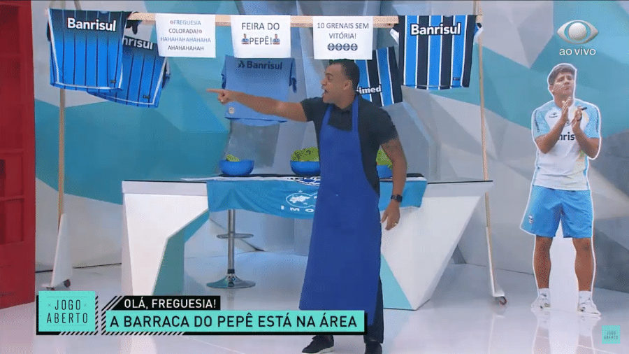 Denílson provoca Renata Fan com Feira do Pepê - Reprodução/TV Band