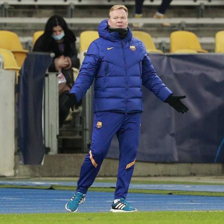 O técnico do Barcelona, Ronald Koeman - Valentyn Ogirenko/Reuters