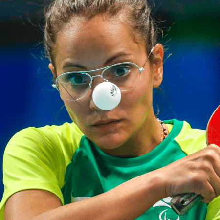 Joyce Oliveira em ação nas Olimpíadas de 2016 - Marcelo Regua/MPIX/CPB
