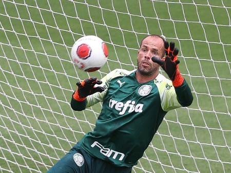 Com Weverton fora, Lomba terá seu primeiro grande teste no gol do Palmeiras