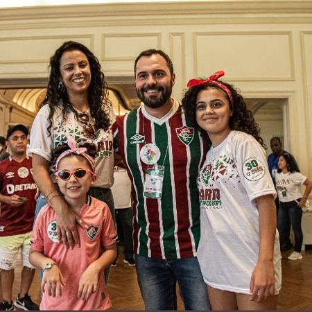 Mário Bittencourt, da chapa "Com Amor e com Vigor", é reeleito presidente do Fluminense - Marcelo Gonçalves/FFC