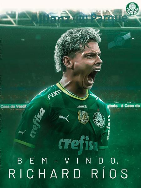 Conheça Richard Ríos, primeiro reforço do Palmeiras em 2023