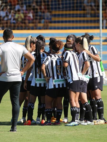 Time feminino do Ceará durante o Brasileirão 2023