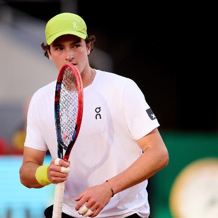 João Fonseca na primeira rodada do Masters 1000 de Madri de 2025 - Divulgação/Mutua Madrid Open