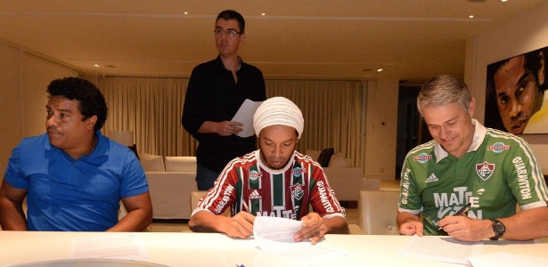 Ronaldinho Gaúcho assinou contrato com o Fluminense há um semana - Alexandre Vidal