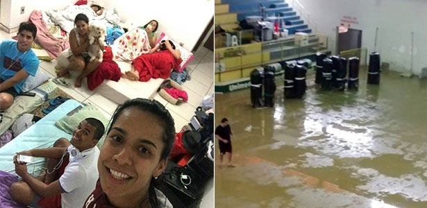 Enchente atinge Rio do Sul, em Santa Catarina - Reprodução/Facebook