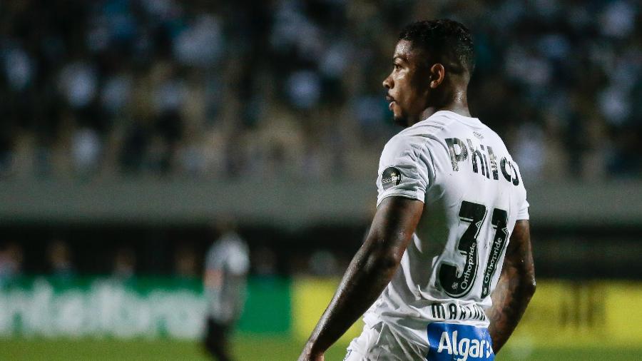 Marinho, do Santos, durante partida contra o Atletico-MG pela Copa do Brasil - Marcello Zambrana/AGIF