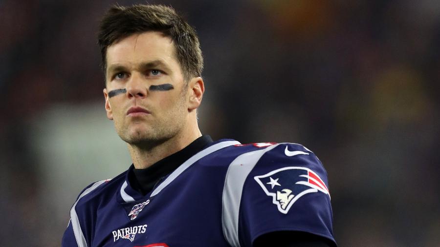 Tom Brady durante derrota do New England Patriots para o Tennessee Titans - Maddie Meyer/Getty Images/AFP