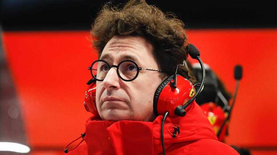 Mattia Binotto chefe de equipe da Ferrari acredita que a chegada de Carlos Sainz será benéfica para os objetivos da escuderia  - Eric Alonso/MB Media/Getty Images
