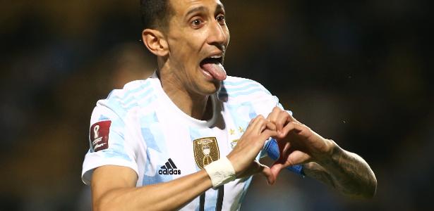 Argentina beats Uruguay in training pace with a great goal from Di Maria