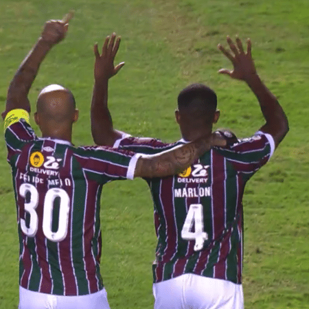 Marlon, do Fluminense, pede desculpas após xingar a torcida em comemoração de gol contra o Goiás