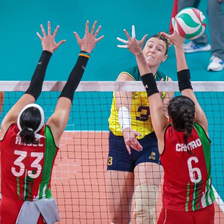 Pan 2023: Brasil x México na semifinal do vôlei feminino