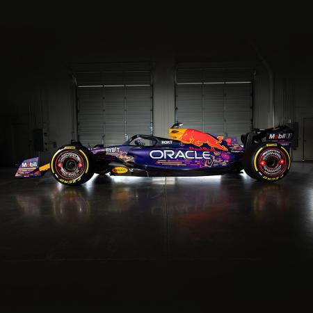 Carro da Red Bull para o GP de Las Vegas de Fórmula 1