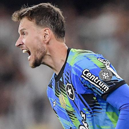 Neto, do Botafogo, durante jogo contra o Vasco pela Copa do Brasil