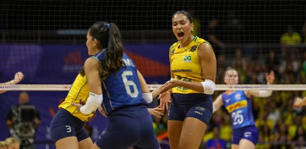 Liga das Nações: Brasil supera apagão e estreia com vitória sobre a Holanda