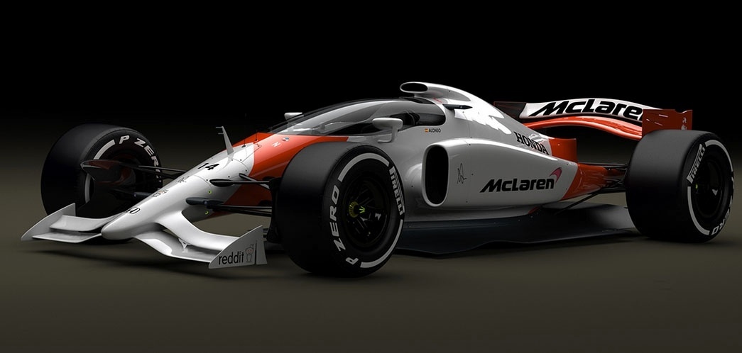 Carro conceito da McLaren com cockpit coberto - McLaren/Divulgação
