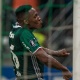 Mina comemora o gol da vitória do Palmeiras sobre o Jorge Wilstermann, no Allianz Parque - Ronny Santos/Folhapress