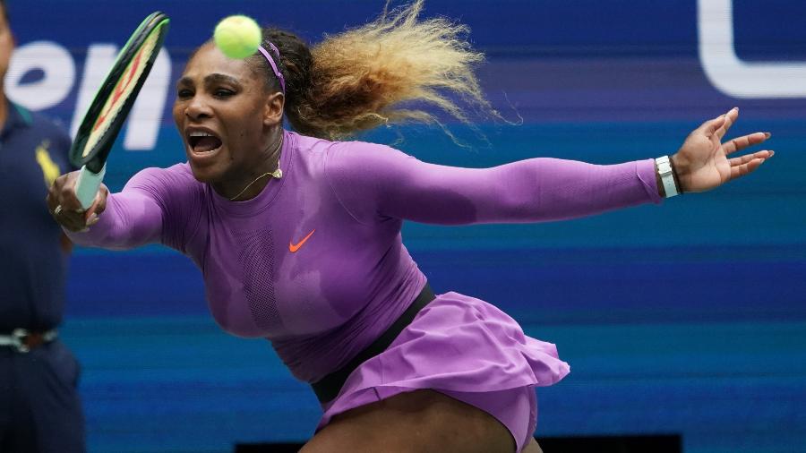 Serena Williams durante final do Aberto dos EUA - Timothy A. Clary/AFP