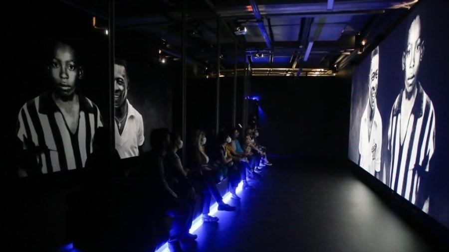 Pelé, que completa 80 anos no dia 23 de outubro, foi homenegado com exposição no Museu do Futebol, localizado no Pacaembu, em São Paulo - Reprodução / Museu do Futebol