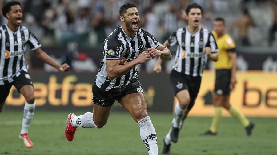 Hulk comemorou vitória em cima do Ceará no sábado com a presença da família no Mineirão - Pedro Souza/Atlético-MG