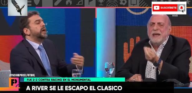 Comentaristas discuten mal en la televisión argentina: “Animo a Boca oc…” – 28/02/2022