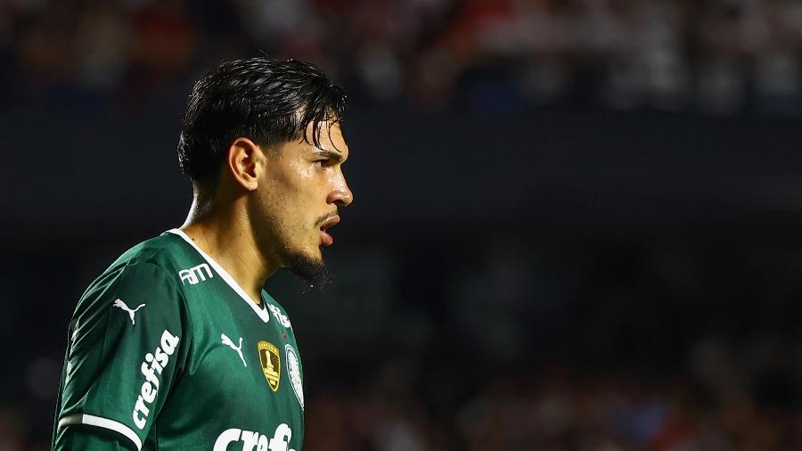 Gustavo Gómez durante a final do Palmeiras contra o São Paulo pelo Paulistão 2022 - Marcello Zambrana/AGIF