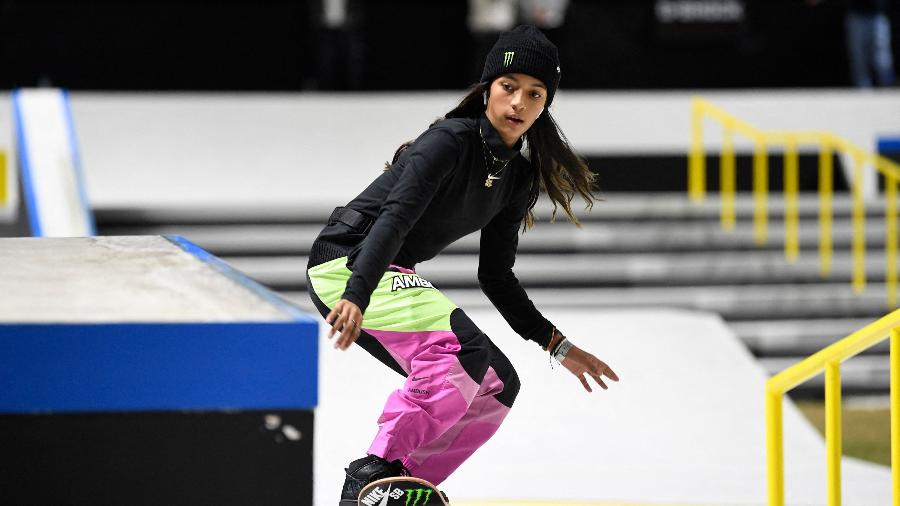Rayssa Leal, skatista brasileira - Mauro PIMENTEL / AFP