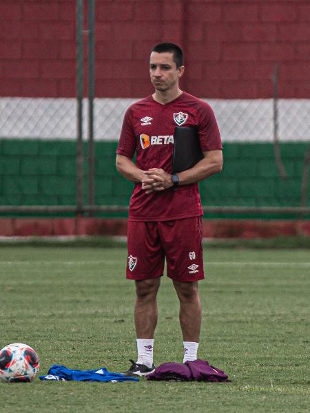 Eduardo Barros, auxiliar técnico de Fernando Diniz no Fluminense - Marcelo Gonçalves/Fluminense