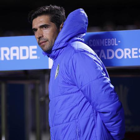 Abel Ferreira, técnico do Palmeiras, durante o jogo contra o Cerro Porteño, pela Libertadores - Ettore Chiereguini/AGIF