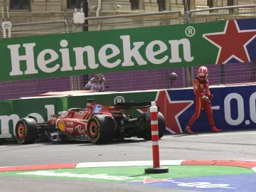 Max Verstappen lidera treino livre marcado por acidentes nas ruas de Baku